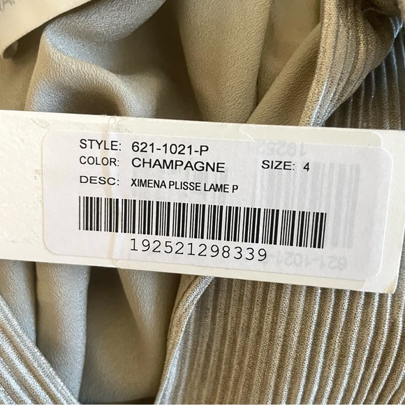 JONATHAN SIMKHAI Ximena Plisse Puff Sleeve Mini Dress NWT - Picture 6 of 7